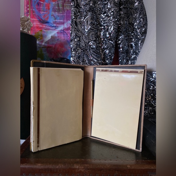 Authentic Vintage GUCCI Rare GG Notebook Agenda Daytimer Portfolio with inserts - Picture 3 of 10